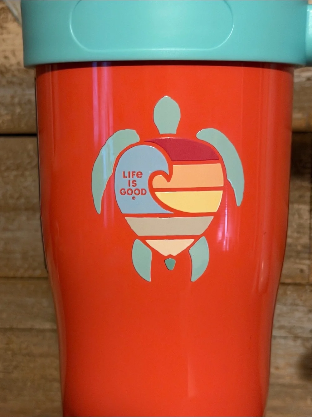 Corkcicle 40 Oz Life is Good Sea Turtle Tumbler NEW